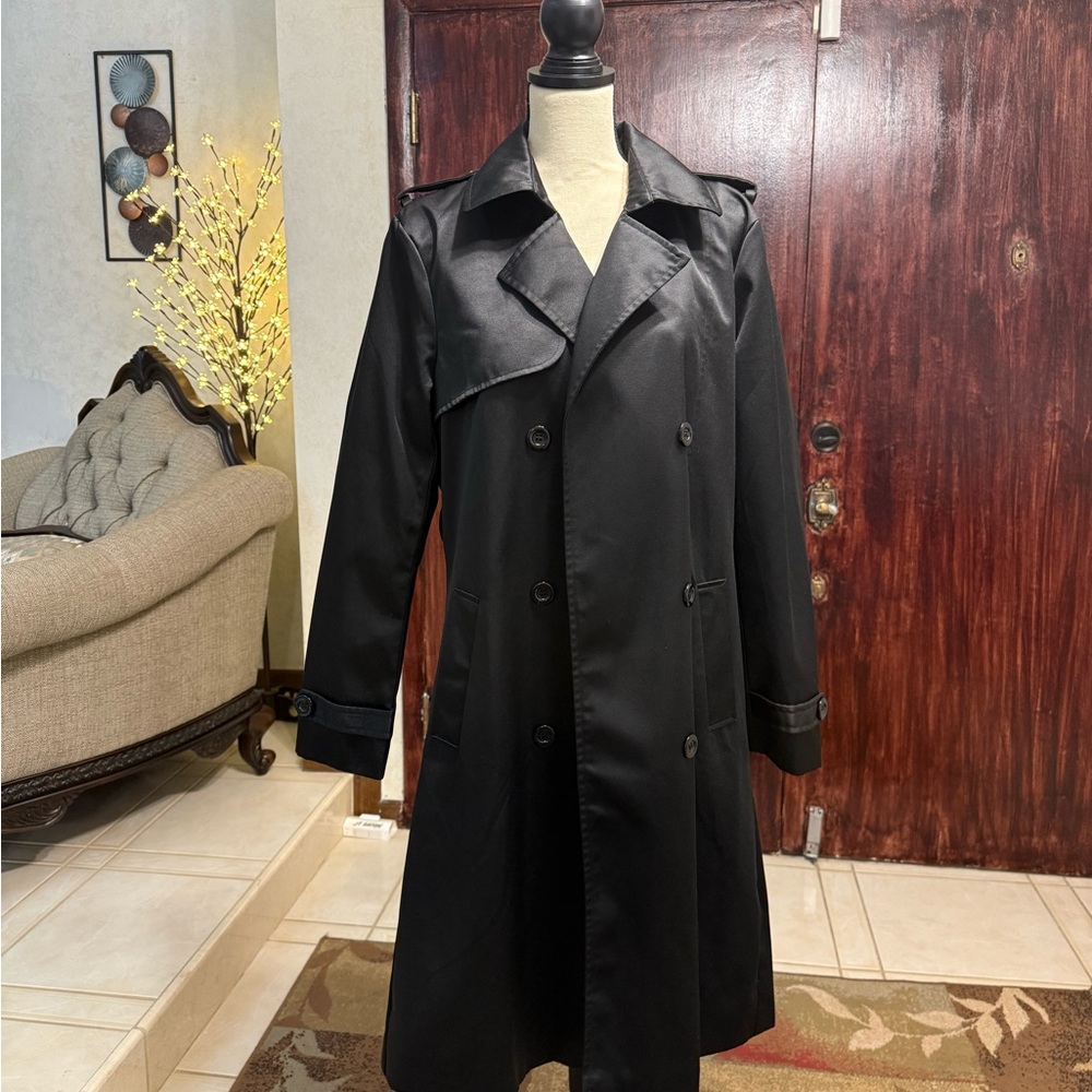 Classic Black Trench Coat